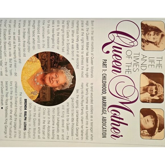 Royalty Monthly Magazine July 1990 Volume 9 Number 10 William at Age 8 - Picture 9 of 16